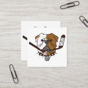 SHORESY Sudbury Bulldogs Square Business Card