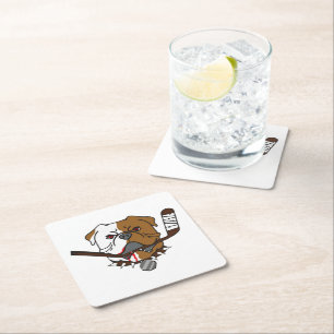 SHORESY Sudbury Bulldogs Square Paper Coaster