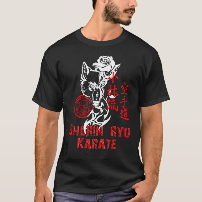 Shorin Ryu Karate Lone Wolf - Karate Art T-Shirt (Front)