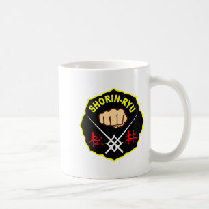 Shorin Ryu Matsubayashi Style Karate Kanji Front T Coffee Mug