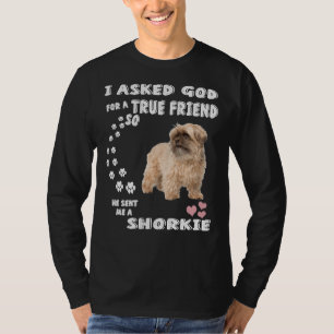 Shorkie Tzu Dog Quote Mum Christmas   Yorkie Tzu D T-Shirt