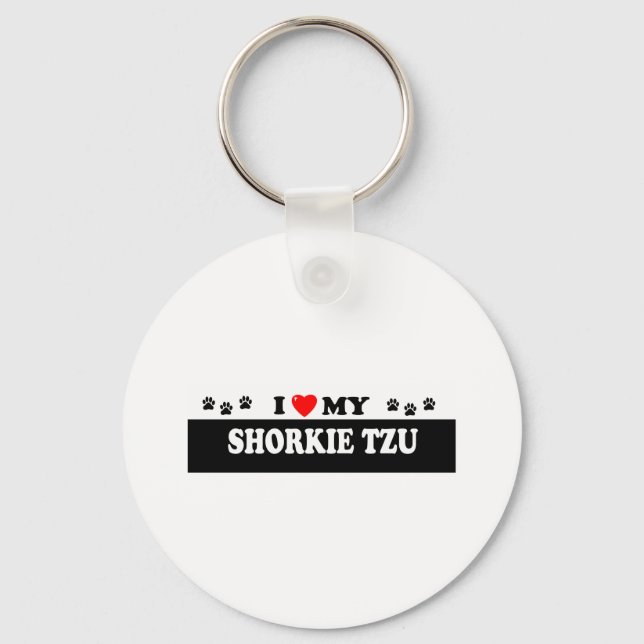 SHORKIE TZU KEY RING (Front)