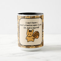 Short Attention Span Squirrel Design