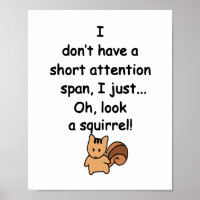 Short Attention Span Squirrel Funny