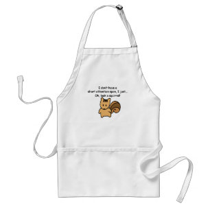 Short Attention Span Squirrel Standard Apron