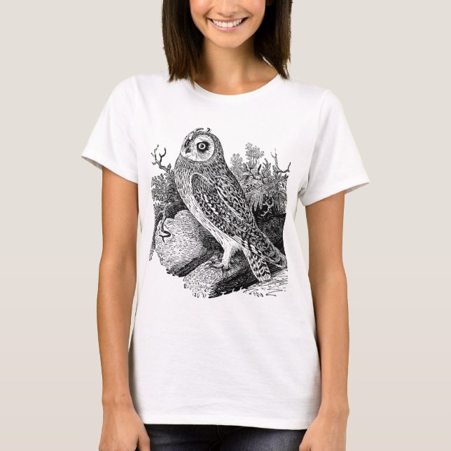 Short-eared owl T-Shirt (Front)