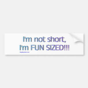 short_funsize bumper sticker