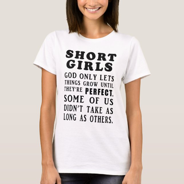 Short-Girls-BLACK.png T-Shirt (Front)