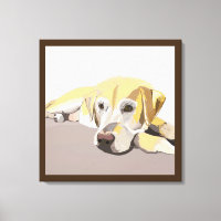 Short Haired Golden Retriever laying down