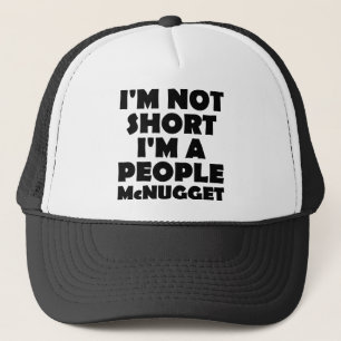 Short People Nugget Funny Ball Cap Trucker Hat