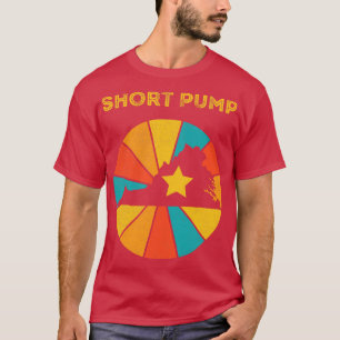 Short Pump Virginia Vintage Distressed Souvenir 1 T-Shirt