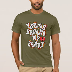 Short Sleeve T-Shirt : Broken Heart (army)