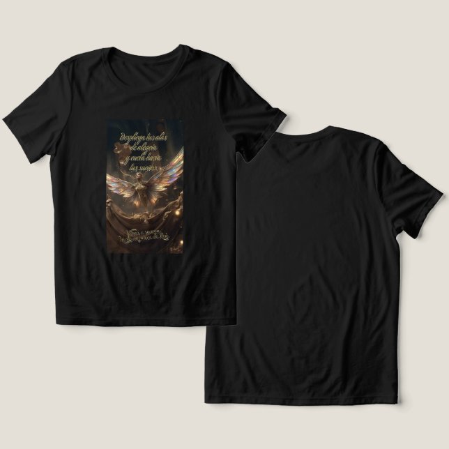 Short sleeve T-shirt Tri-Blend Shirt (Design Front & Back)