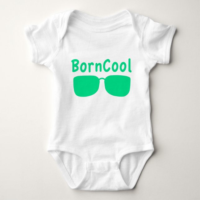 Short-sleeved baby body with BornCool pressure Bodysuit (Front)