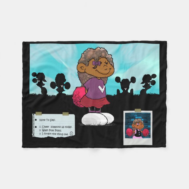 Short Sleevez Fleece Blanket (Front (Horizontal))