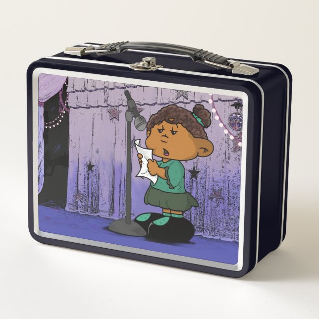 Short Sleevez Metal Lunch Box (Front)