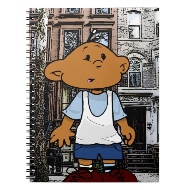 Short Sleevez Spiral Notebook (Front)