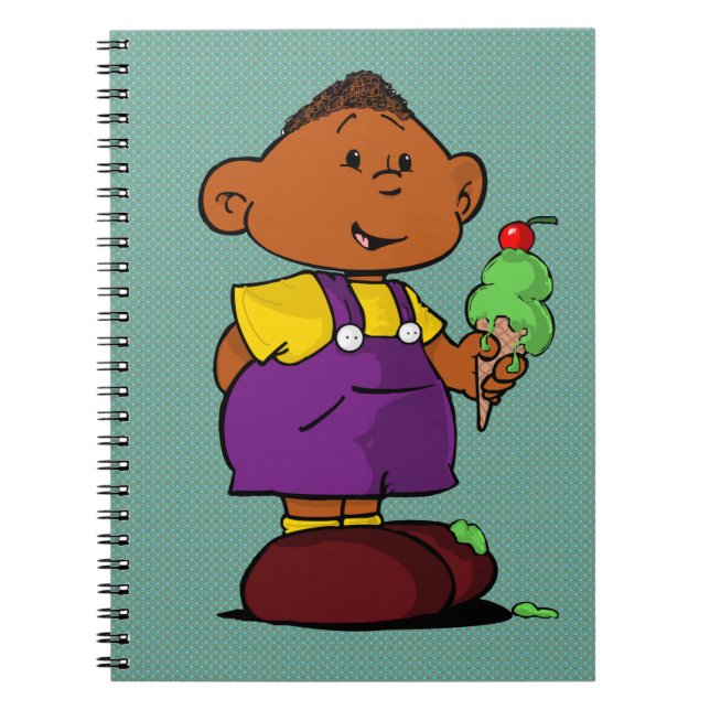 Short Sleevez Spiral Notebook (Front)