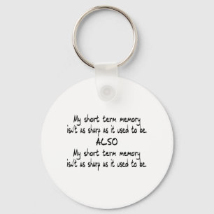 Short Term Memory Key Ring