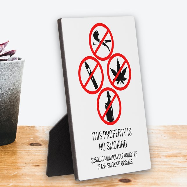 Short Term Rental Business No Smoking Cigarettes   Plaque (Creator Uploaded)