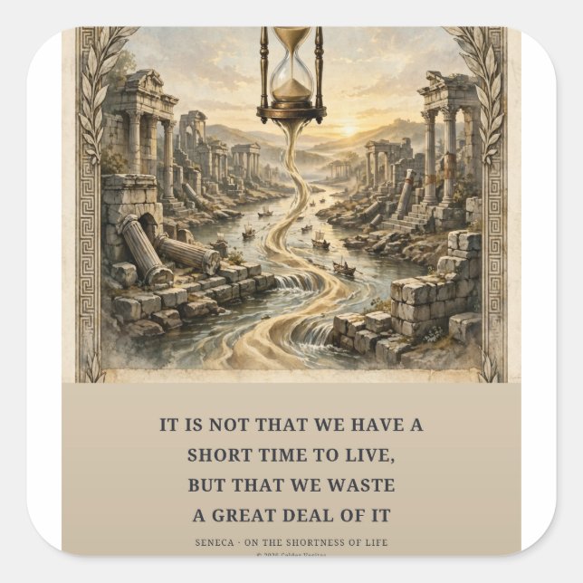 Short Time to Live — Seneca Sticker (Front)