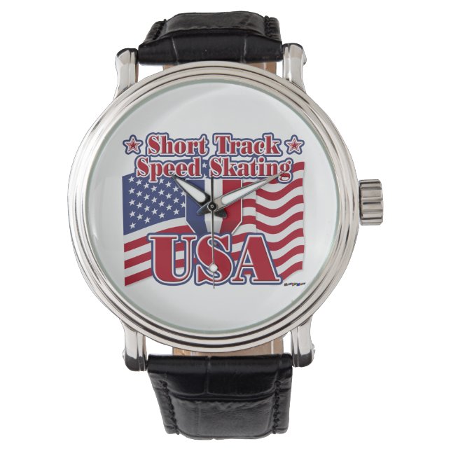 Short Track Speed Skating USA Watch (Front)