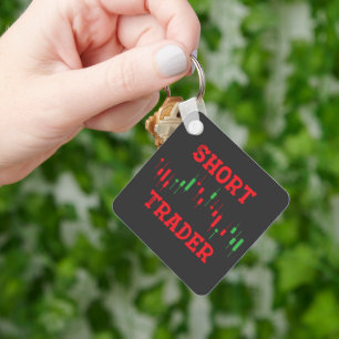 Short Trader Candlestick Pattern  Key Ring