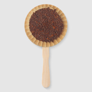 Shortbread Cake Cookie Image Hand Fan