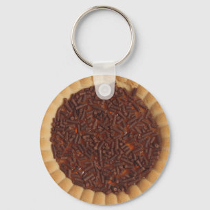 Shortbread Cake Cookie Image Key Ring