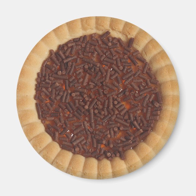 Shortbread Cake Cookie Image Magnet (Front)