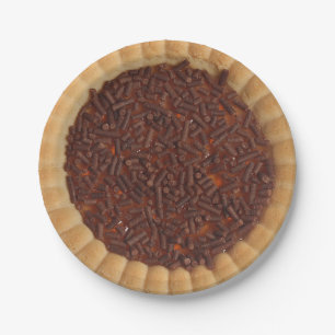 Shortbread Cake Cookie Image Paper Plate