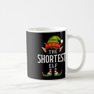 Shortest Elf Group Fun Christmas Pajama Party  Coffee Mug