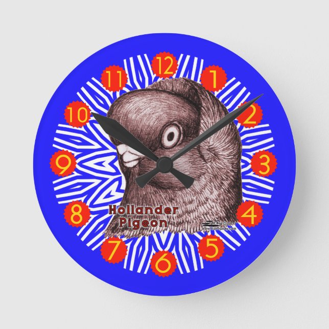 Shortfaced Tumbler Clock (Front)