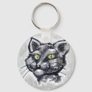Shorthair Cat Key Ring