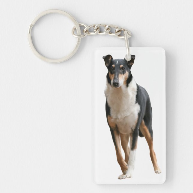 Shorthair Collie Key Ring (Front)
