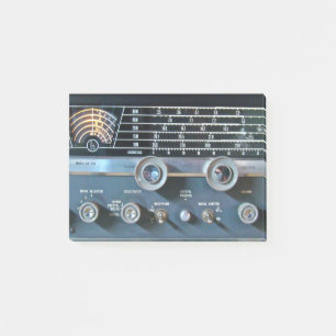 Shortwave Ham Radio Receiver Post-It Note
