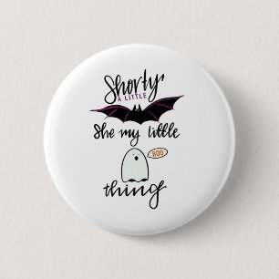 Shorty Batty Funny Retro 6 Cm Round Badge