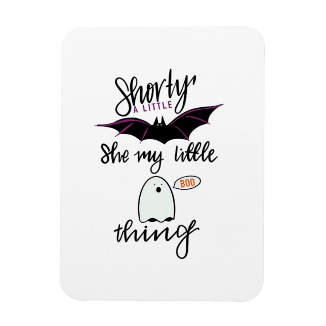Shorty Batty Funny Retro Magnet (Vertical)