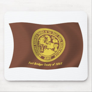 Shoshone Bannock Tribes Flag Mousepad