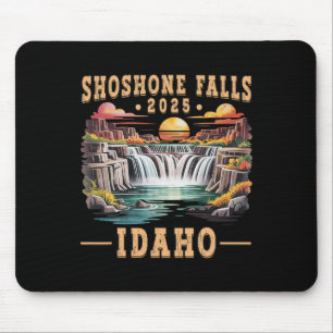 Shoshone Falls 2025 Idaho Road Trip Vacation Adven Mouse Pad
