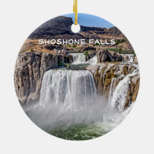 Shoshone Falls, ID Ceramic Tree Decoration