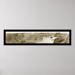 Shoshone Falls Idaho Photo 1913 Poster