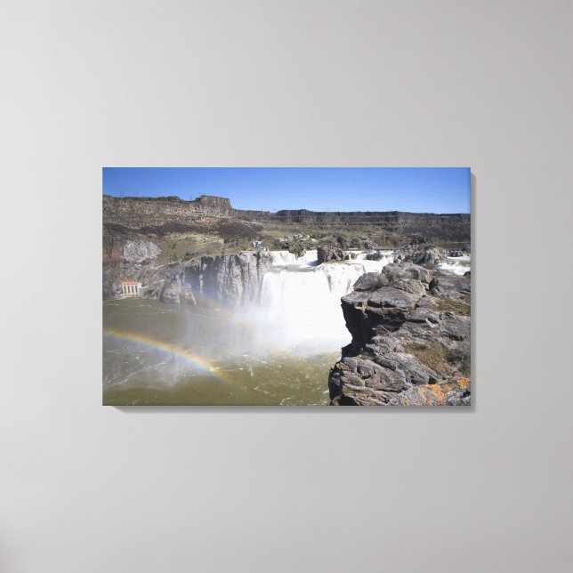 Shoshone Falls on the Snake River in Twin Falls, Canvas Print (Front)