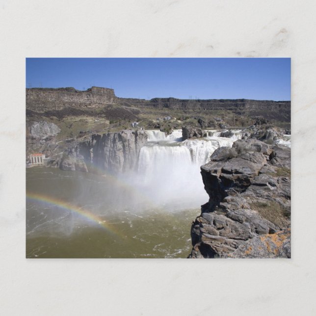 Shoshone Falls on the Snake River in Twin Falls, Postcard (Front)