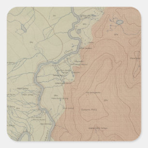 Shoshone Geyser Basin Square Sticker