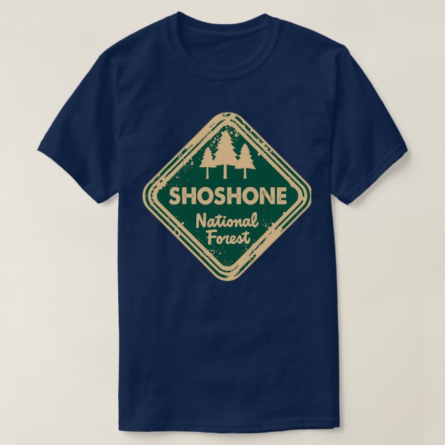 Shoshone National Forest T-Shirt (Design Front)