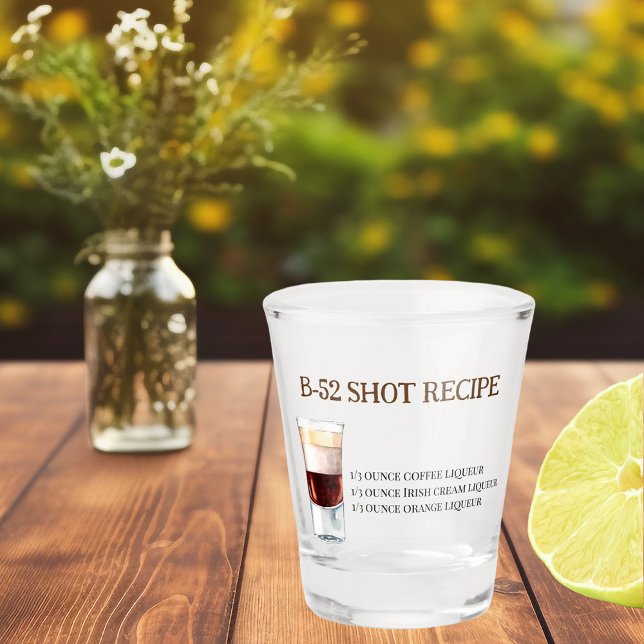 Shot B-52 Recipe  Glass (Creator Uploaded)
