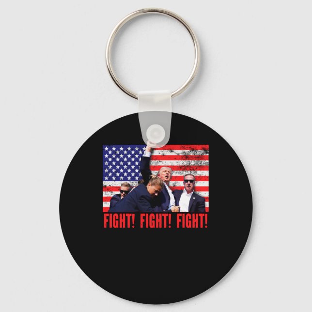 Shot Fight Fight Fight  Key Ring (Front)