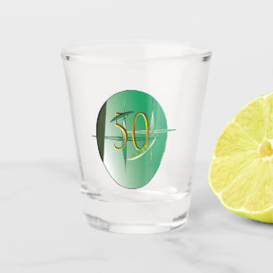 Shot For 50 Glass