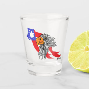 Shot glass : American Bald Eeagle